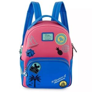 NWT Loungefly Disney Vacation Club DVC Neon Rare Mini Backpack